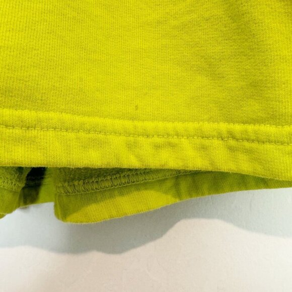 Frankie’s Bikinis Burl Sweatshorts Neon Green Size Small - Picture 8 of 10